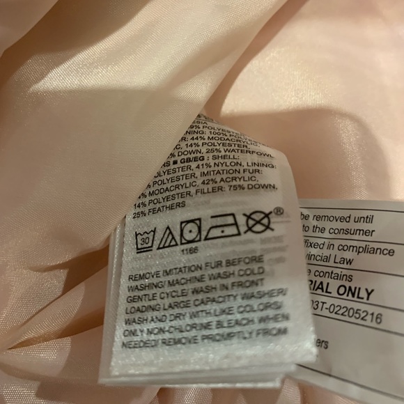 Gap Toddler down filled Long Puffer Pink NEW 2T - Picture 7 of 7